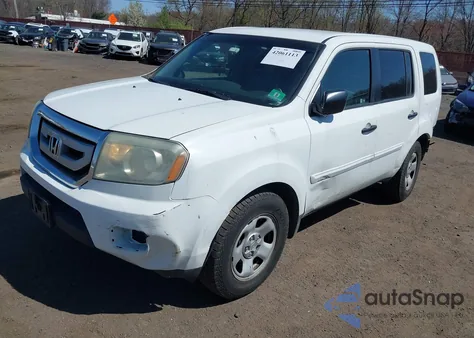 2010 Honda Pilot Lx from USA, damaged, VIN 5FNYF4H22AB032031